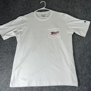 Champion VA Virginia Cavaliers t shirt adult XL white graphics NCAA *flaw - Picture 1 of 9