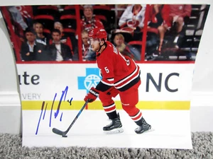 NOAH HANIFIN Carolina Hurricanes SIGNED Autographed 8X10 Photo w/ COA - Picture 1 of 1