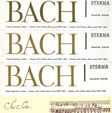 BACH 6 Sonatas & Partitas for Violin Solo MENUHIN Eterna 820494/5/6 3LP Set GG3