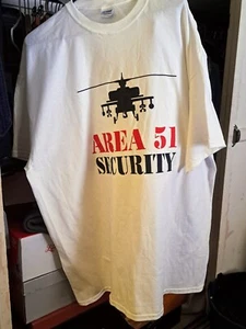 "Area 51 Security" Maglietta da uomo 2XL - X-Files - Alieni - Dischi volanti - Foto 1 di 5