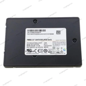 Samsung PM983 3.84TB SSD U.2 NVMe PCIe 2.5" Solid State Drive MZQLB3T8HALS-00007 - Afbeelding 1 van 1