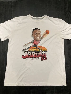 Camiseta NIKE Air Michael Jordan Personaje DIBUJOS ANIMADOS Big Head Chicago Bulls Talla XL Foto 1 de 4