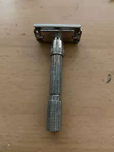 Vintage 1966 Gillette Slim verstellbar 1-9 DE Sicherheitsrasierer Datumscode L3 - Bild 1 von 4