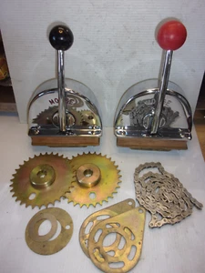 set of 4-Vintage Morse remote control shift chain drive bronze NEW old stock - Picture 1 of 8