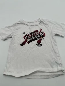 Miami Heat T-Shirt Youth Boy 3T Graphic Print White..#16551 - Picture 1 of 6