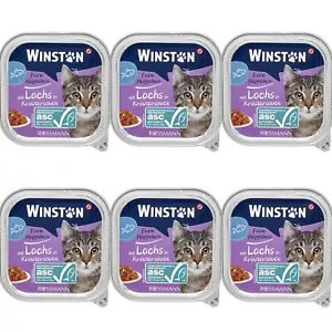 6 x 100 g | Winston Schlemmer-Menü mit Lachs & Kräutersauce ohne Getreidezusatz - Bild 1 von 3