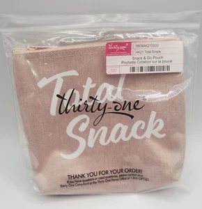 NEW Thirty- One Snack & Go Pouch-AK21 Total Snack 31 Thirty One Bag NWT Cute! - Picture 1 of 11
