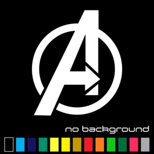 Avengers Sticker Vinyl Decal - Marvel Comics Superheroes A Logo Car Window Truck - Picture 1 of 16