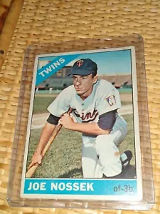 1966 Topps Baseball Joe Nossek #22 Twins Original Authentic Twins - Bild 1 von 2