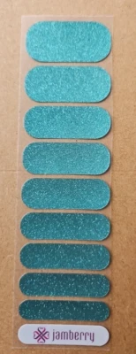 JAMBERRY JADED HALF SHEET NAIL WRAP RETIRED GGG AUGUST 2016