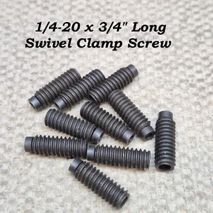 1/4-20 x 3/4 Zoll langer Innensechskant drehbare Spitze Klemmschraube (10 Stck.) - Bild 1 von 1