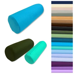 Bolster Cover*Tube Cylinder Soft Fine Sheet Pure Cotton Cushion Case Custom Size - Picture 1 of 63