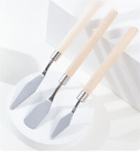 Stainless Palette Gouache Scraper Set Spatula For Artist Oil Painting Tool