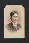CDV Photo of Lovely Victorian Lady from by J.M. Adams, Terre Haute Indiana / IN