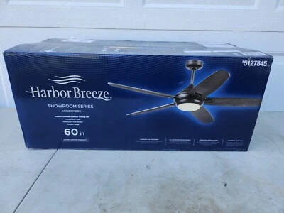 Harbor Breeze Arbormere 60-in Indoor/Outdoor LED Ceiling Fan with Remote Control - Image 1 of 4