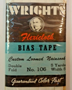 Vintage Wrights Flexicloth Double Fold Custom Loomed Nainsook 5 Yds Width 5  - Picture 1 of 4