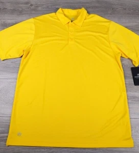 Stormtech Performance H2X Dry Men's Polo Golf Shirt Large Sundance Yellow NEW - Picture 1 of 10