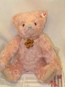 Oso de peluche Steiff Sakura 2020 1 limitado a 1500 piezas Japón edición limitada - Imagen 1 de 2