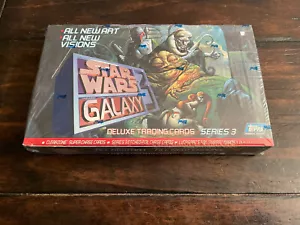 (1) Sealed Box 1995 Topps Star Wars Galaxy Series 3 From Sealed Case - Picture 1 of 8