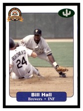 2001 Arizona Fall League Prospects #9 BILL HALL Milwaukee Brewers ~B5QQ