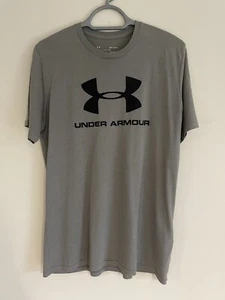 Under Armour Heatgear loose fit small grey T-shirt with logo - Picture 1 of 3