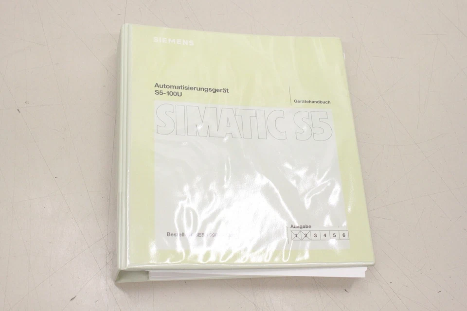SIEMENS SIMATIC S5 6ES5 998-0UB12 Buch 6ES5 998-0UB12 - Bild 1 von 2