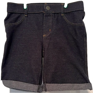 Denim Jean Shorts CIRCO Size 10 Girls with Cuffs Button Waist - Slip On - Picture 1 of 2