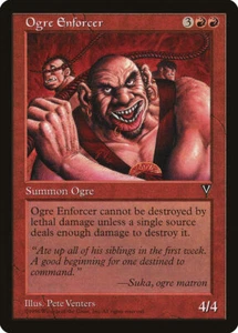 Magic the Gathering (mtg): VIS: Ogre Enforcer - Rare - Picture 1 of 1