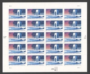 2004 US Scott #3862 National World War II Memorial Sheet of 20 MNH - Picture 1 of 1