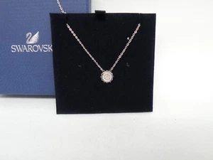 Authentic Swarovski "BOLT" Crystal Micro Pendant Steel finish New in Box - Picture 1 of 2