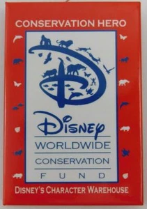 Spilla Eroe Conservazione Parchi Disney Pulsante Nuovo Personaggio Magazzino Rosso - Foto 1 di 3