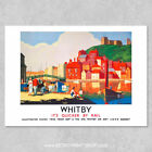 LNER Whitby Poster - Railway Posters, Retro Vintage Travel Poster Prints
