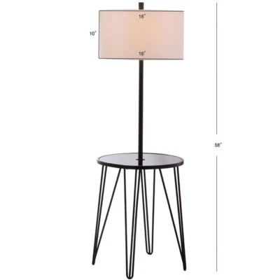Safavieh FLOOR LAMP SIDE TABLE, Reduced Price 2172721953 FLL4010A - Image 1 of 4