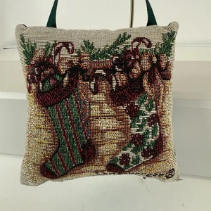 LONGABERGER Christmas Stocking Pillow Door Hanger - Picture 1 of 14