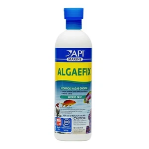 API AlgaeFix 16 oz  Keeps Marine and Reef Aquariums Clean and Clear for Fish - Picture 1 of 7