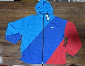 Kith for BMW Timo Windbreaker Jacket in Sonam Blue Red Striped Men’s Size Large - Picture 1 of 9