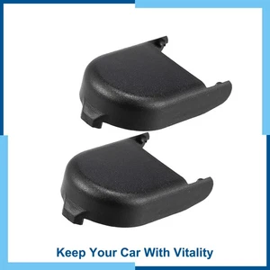 Paquete (2) Tapa de cubierta de tuerca de brazo limpiaparabrisas trasero para Buick para Chevrolet negro - Imagen 1 de 6