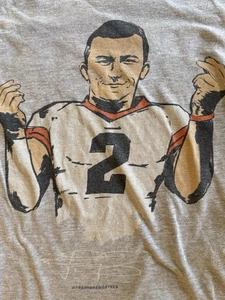 Johnny Manziel Cleveland Browns Fresh Brewed Tees T Shirt (Women’s Size Medium) - Picture 1 of 7