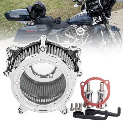 Kit de filtro de admisión de filtro de aire Clarity para Harley Fat Boy Road Glide King Softail Foto 1 de 4
