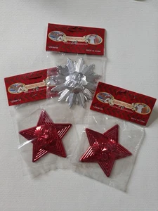 Vintage Retrò Stagioni Auguri Albero di Natale Bauble Decorazione Stella Celeste Sole - Foto 1 di 5