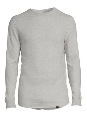 New Hanes Men's Reversible Thermal Crewneck Shirt Size L - Image 1 of 3