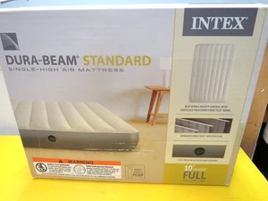 Dura-Beam NEW Inflatable Air Mattress Airbed FULL 600lb Standard Single High 10" - Picture 1 of 10