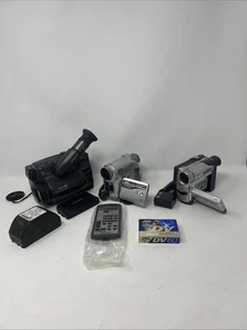 Joblot Sony Video Hi8 Handycam, JVC GR-DVL805U, andPanasonic NV-GS400 Camcorder - Picture 1 of 24