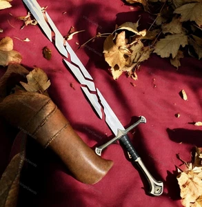 Narsil Splitter Schwert Flamme des Westens gebrochen Anduril LOTR Handarbeit High Carbon Stahl - Bild 1 von 8