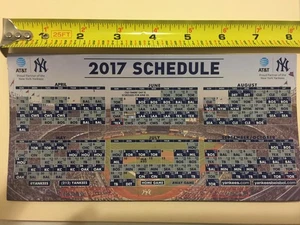 New York Yankees Schedule 2017 magnet SGA 4/10 Yankee Stadium AT&T Aaron Judge - Picture 1 of 1