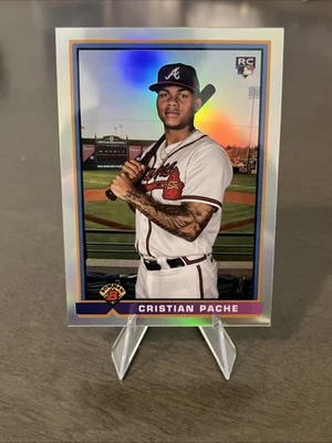 2021 Bowman - 1991 Bowman Cristian Pache #91BCP (RC) Atlanta Braves Diamondbacks - Image 1 of 2