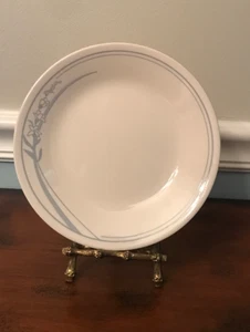 Corelle Blue Lily Bread Dessert Plate 6.75" Vintage Discontinued Pattern - Picture 1 of 4