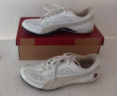 Baskets blanc/beige/noir P/37 "Puma" Vintage" - Photo 1/4