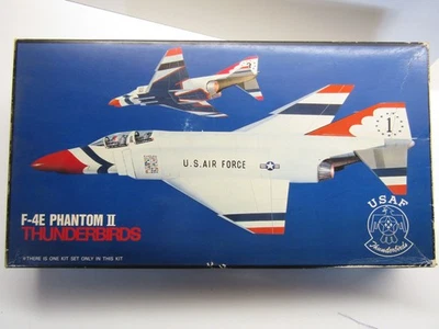 Fujimi 1:48 scale F-4E Phantom ll Thunderbirds model kit # 5A-55 Vintage - Image 1 of 4