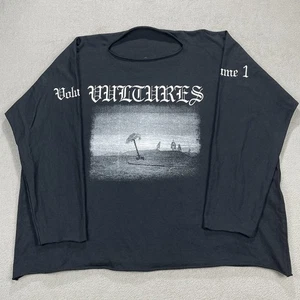 Camisa Kanye West Vultures Volumen 1 Manga Larga Álbum Mercancía, Talla 2 L-XL - Imagen 1 de 14